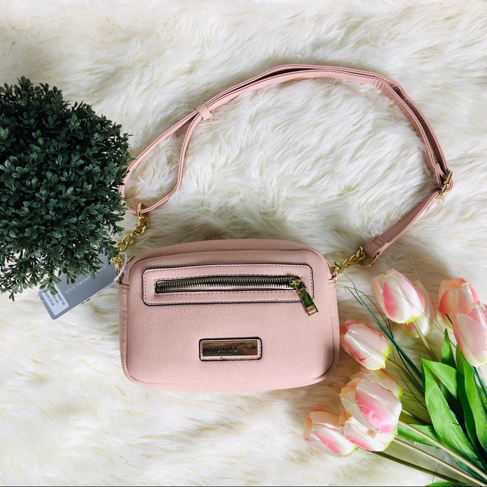 MARC NEW YORK BLUSH PINK POPPY CAMERA BAG SHOULDER
